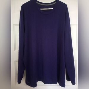 Nike Men's Purple Long Sleeve Shirt